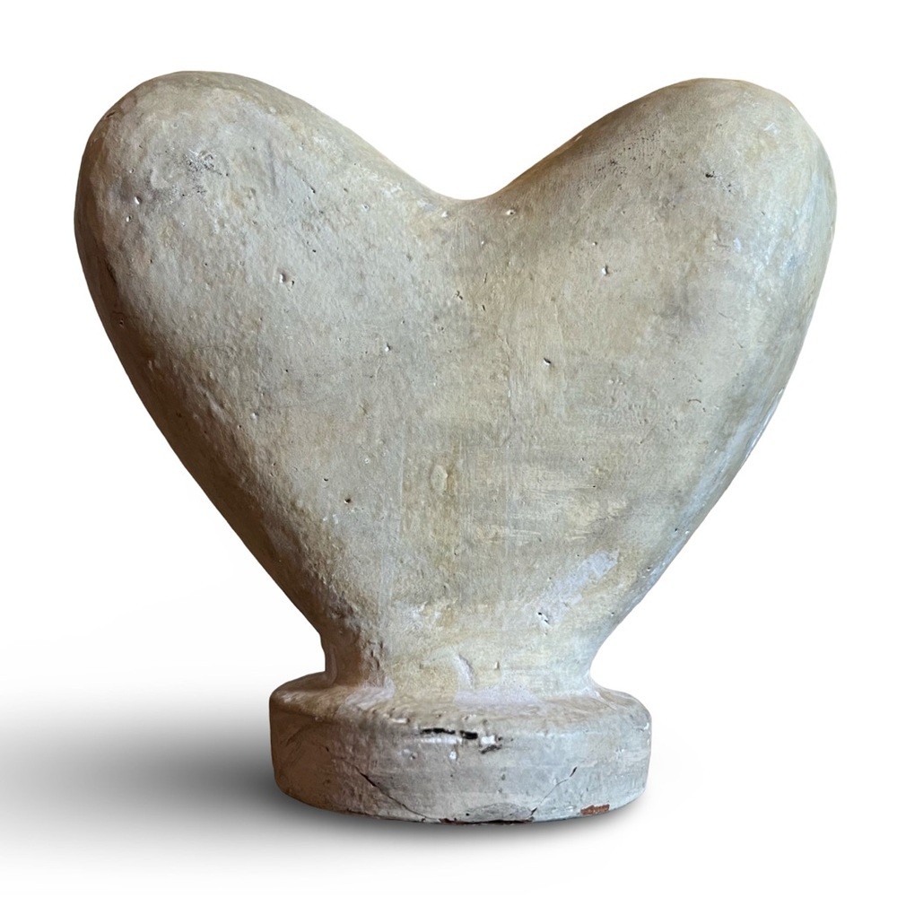 Artisan Studio Heart Sculpture from Pottery Barn Hand Crafted - Picture 4 of 7